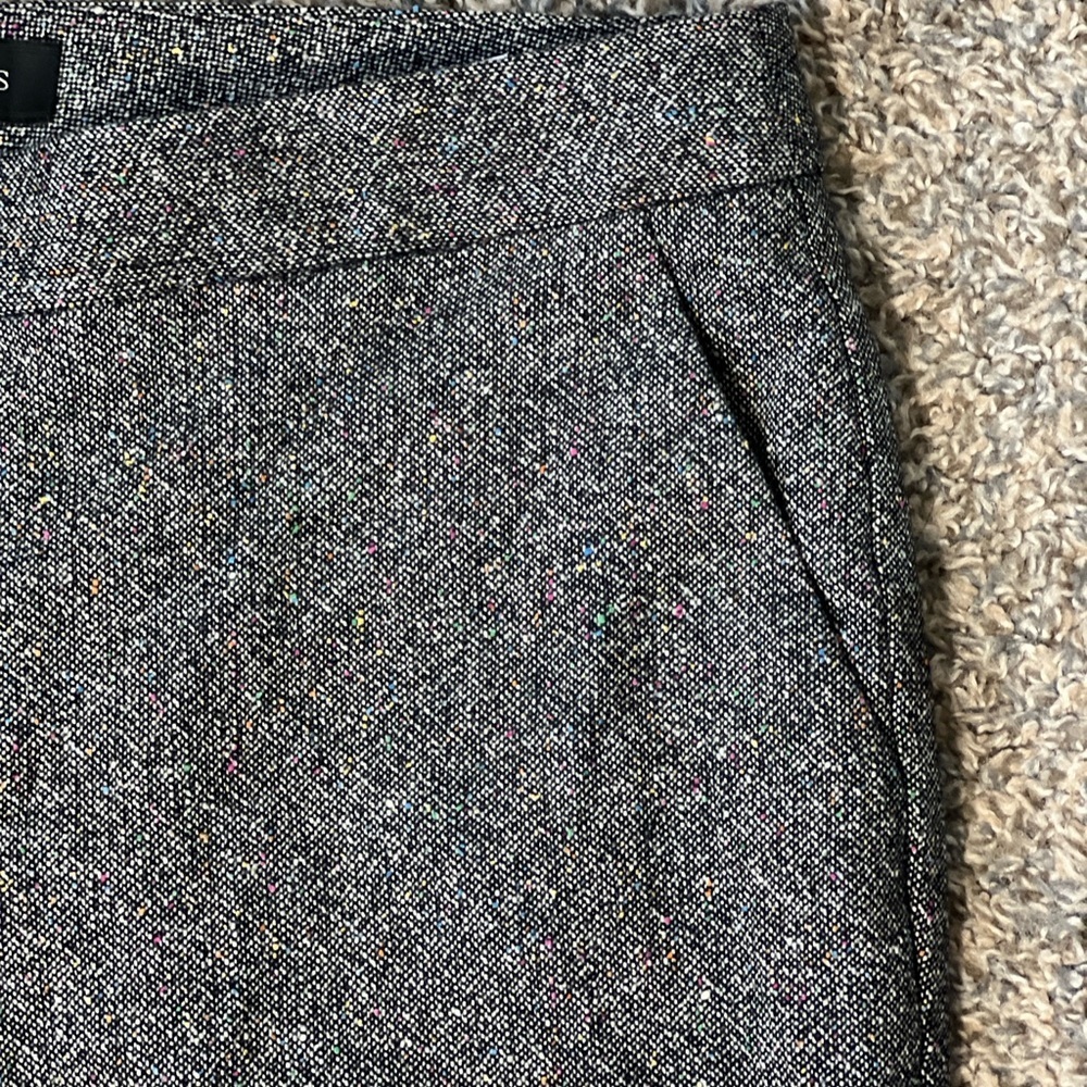 Talbots Preppy Classic Tweed Gray‎ Pants Trousers - Picture 6 of 15